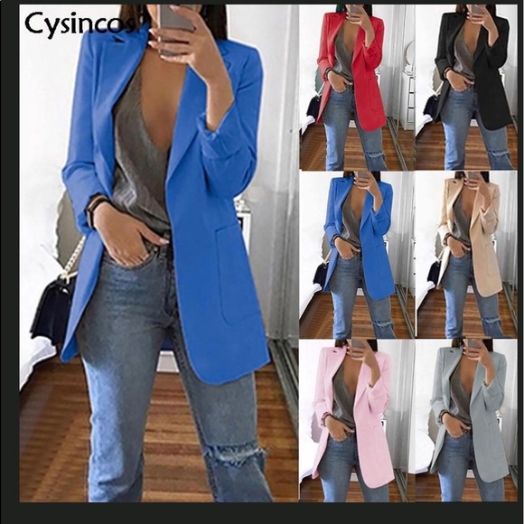 Jackets & Blazers - SLIM BLAZER WOMEN 2019 FASHION AUTUMN Jackets & Blazers - SLIM BLAZER WOMEN 2019 FASHION AUTUMN